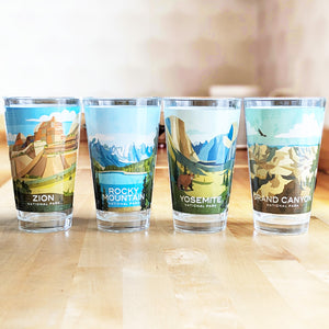 NEW! National Parks Pint Glasses