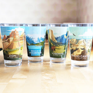 NEW! National Parks Pint Glasses