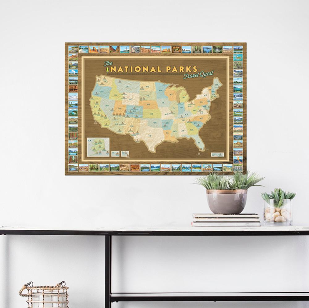 Bestseller Poster 3 Pack: National Park, Ballpark, And Family Travel Q ...